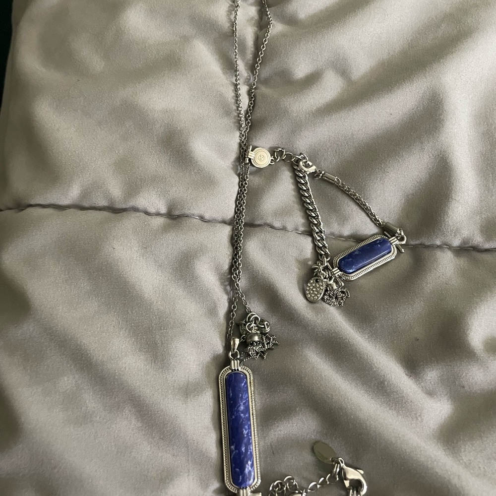 Lia sophia necklace and bracelet set
